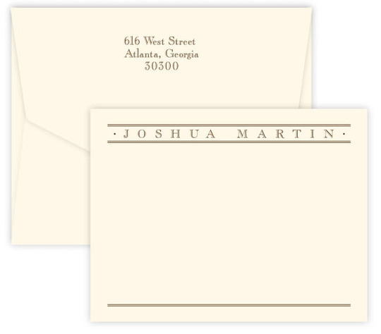 Triple Thick Churchill Flat Note Cards